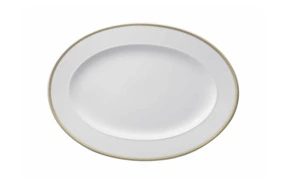 Блюдо овальное Rosenthal Versace Золотой меандр 40 см, фарфор