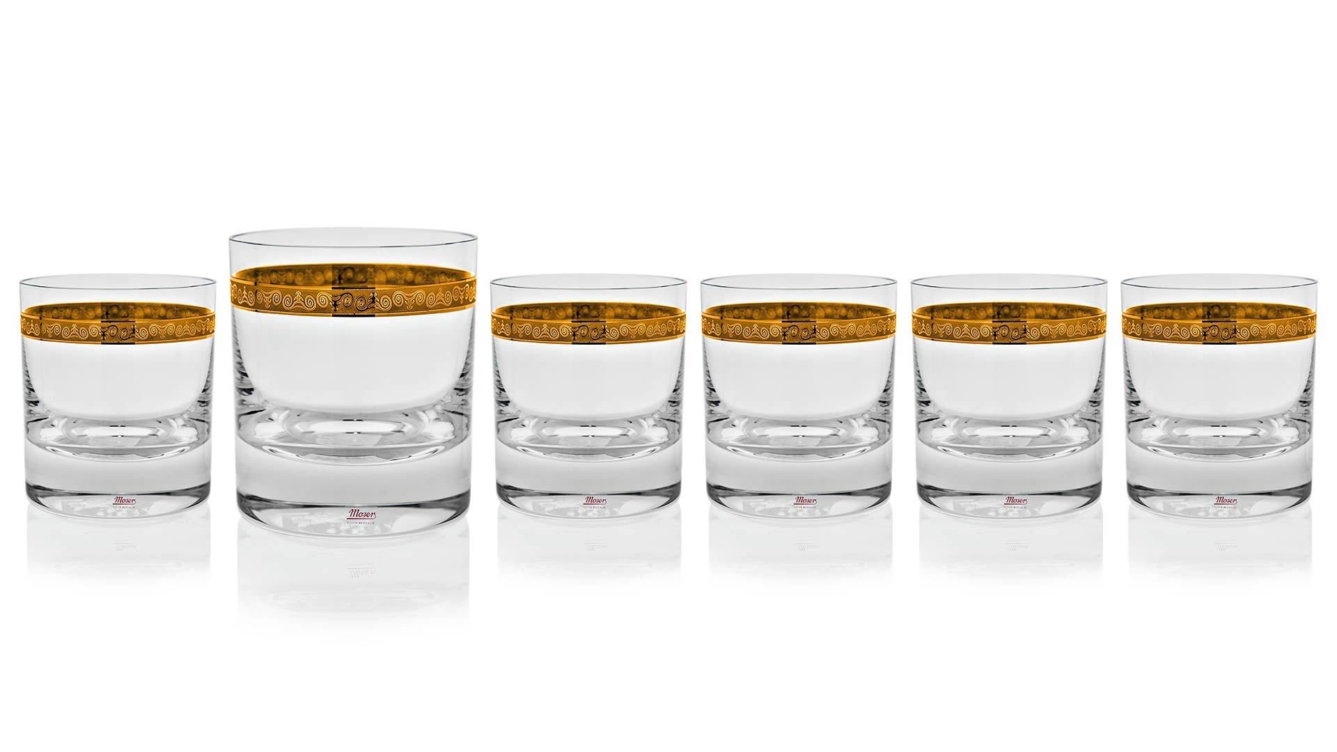 Набор из 6 стаканов для виски Moser Виски сет 370 мл