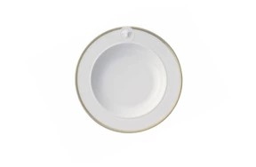 Тарелка суповая Rosenthal Versace Золотой меандр 22 см, фарфор