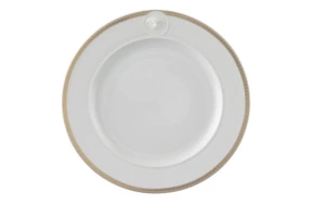 Блюдо круглое Rosenthal Versace Золотой меандр 30 см, фарфор
