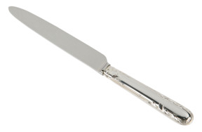 Нож столовый Odiot Мария Антуанетта 24,5 см, серебро 925