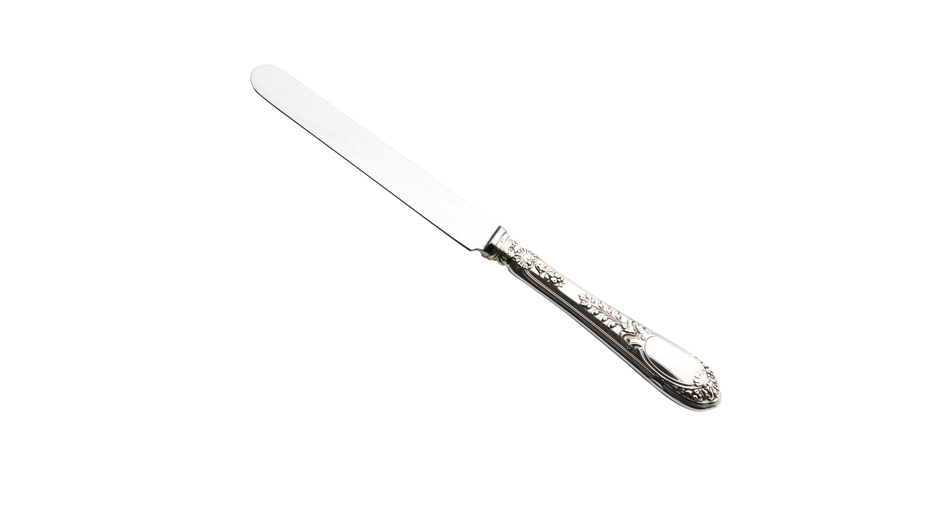 Нож столовый Odiot Шатобриан 25,5 см, серебро 925