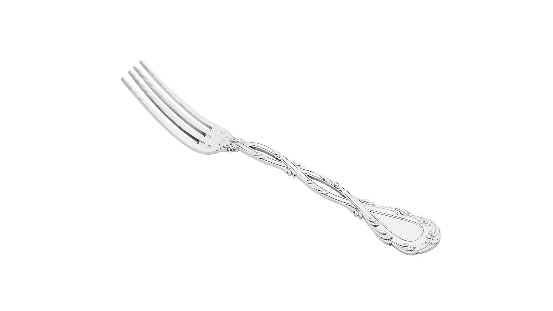 Вилка столовая Odiot Трианон 21 см, серебро 925