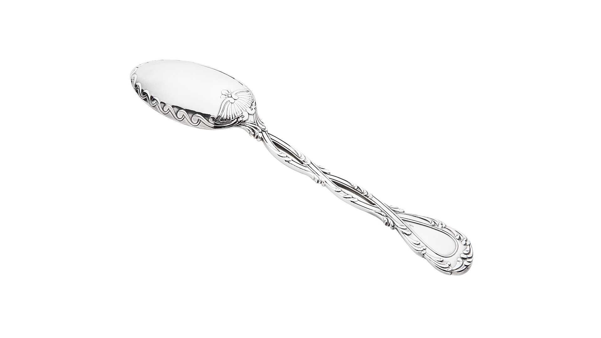Ложка десертная Odiot Трианон 18,5 см, серебро 925