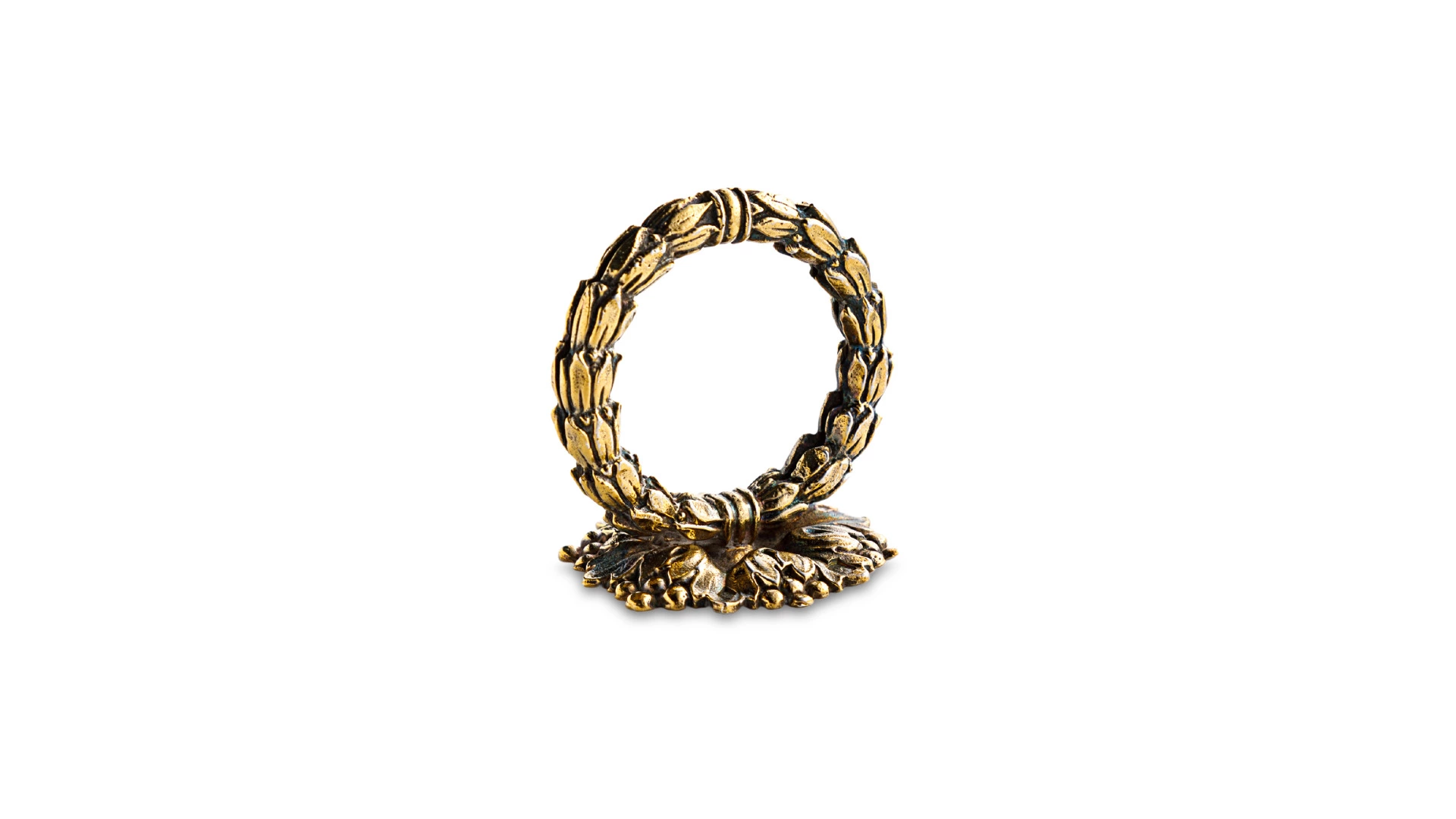 Держатель для ножа Odiot Лавровый венец, позолота