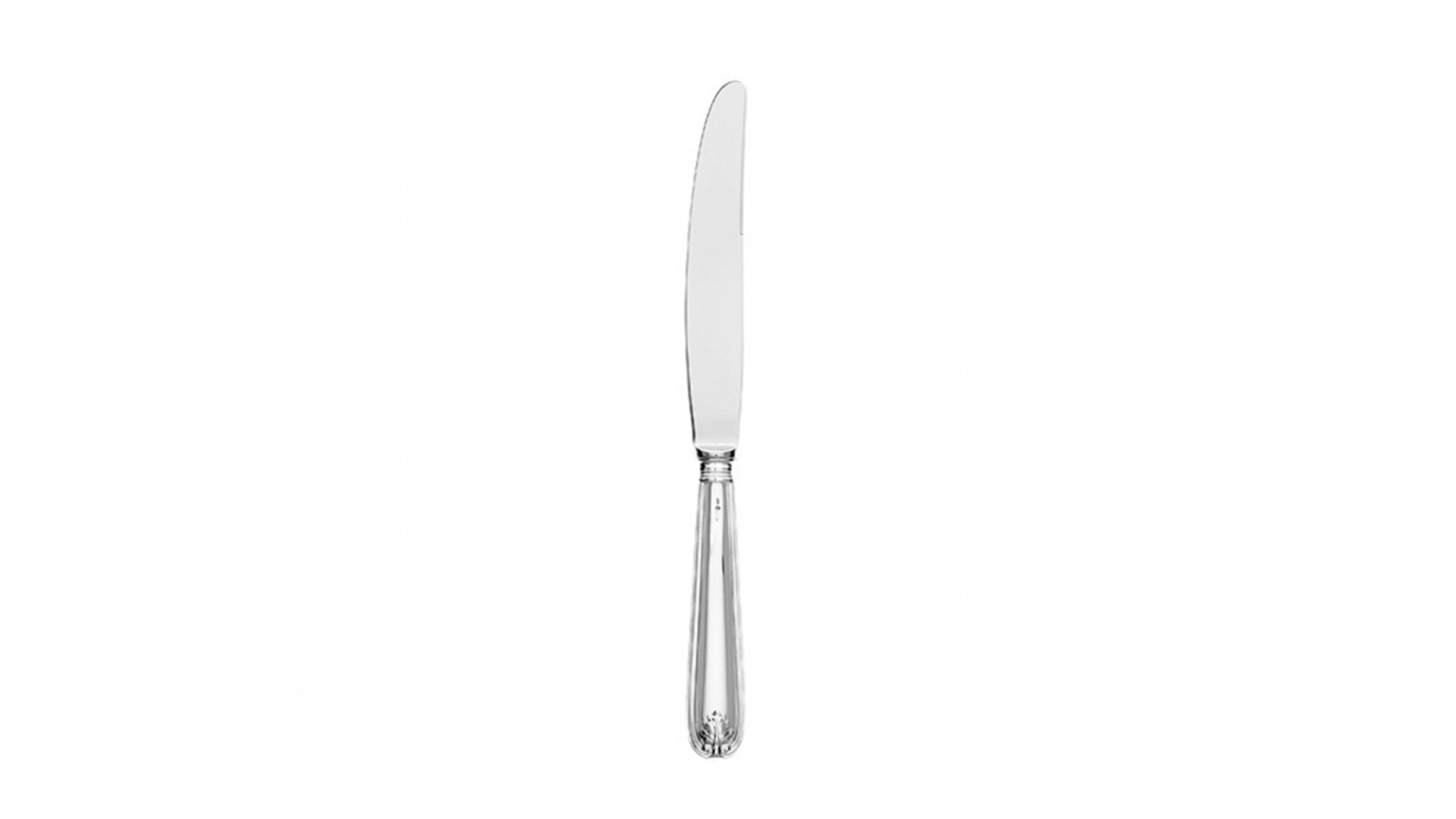 Нож столовый Schiavon Фолья 25см,  серебро 925