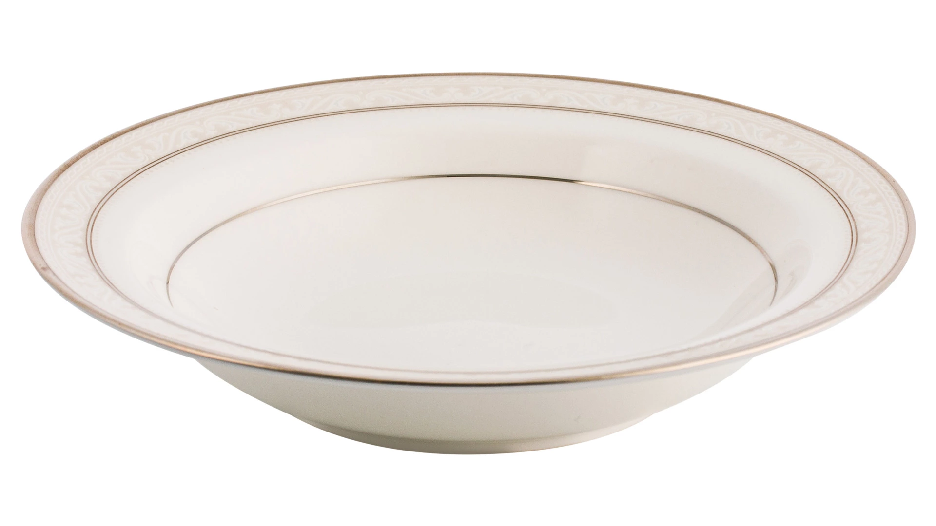 Салатник порционный Noritake Монтвейл Платиновый кант 15,5 см