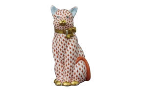 Фигурка Herend Кот с лентой 11,8 см