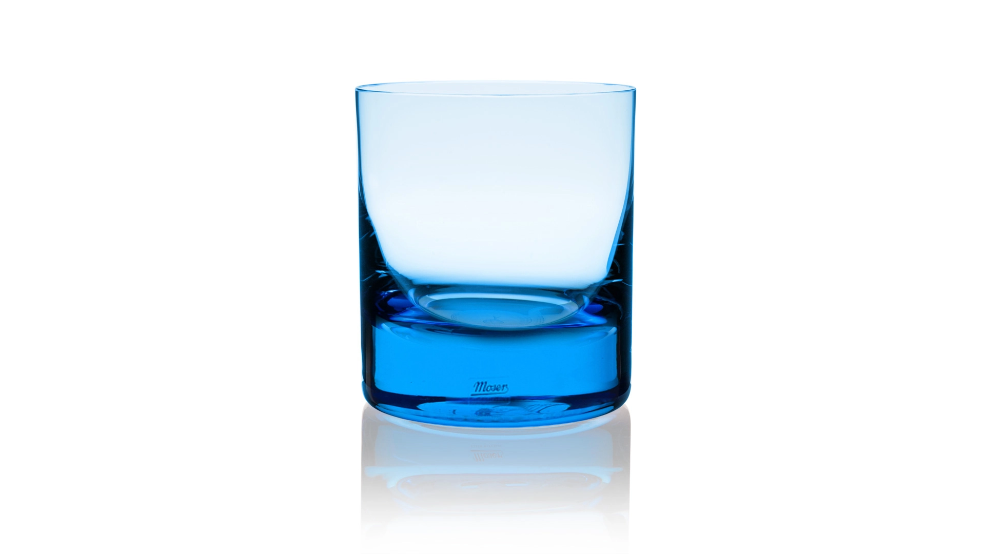 Стакан для виски Moser Виски сет 370 мл, аквамарин