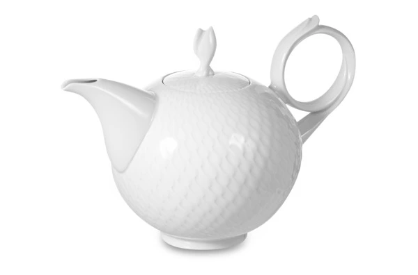 Чайник заварочный Meissen Игра волн, рельеф, белый 1,05 л