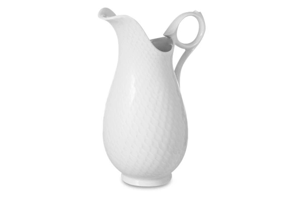 Молочник Meissen 300мл Игра волн, рельеф, белый