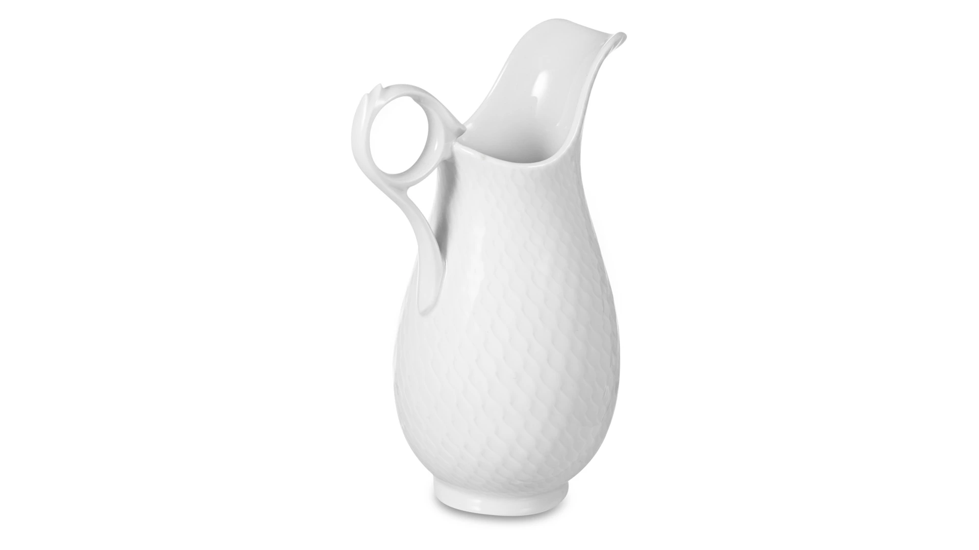 Молочник Meissen 300мл Игра волн, рельеф, белый