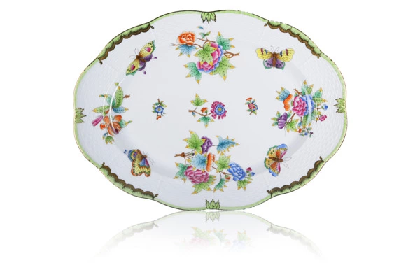 Блюдо овальное Herend Виктория 31 см