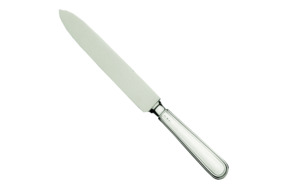 Нож для мяса разделочный 32 см Schiavon Инглезе, серебро 925пр
