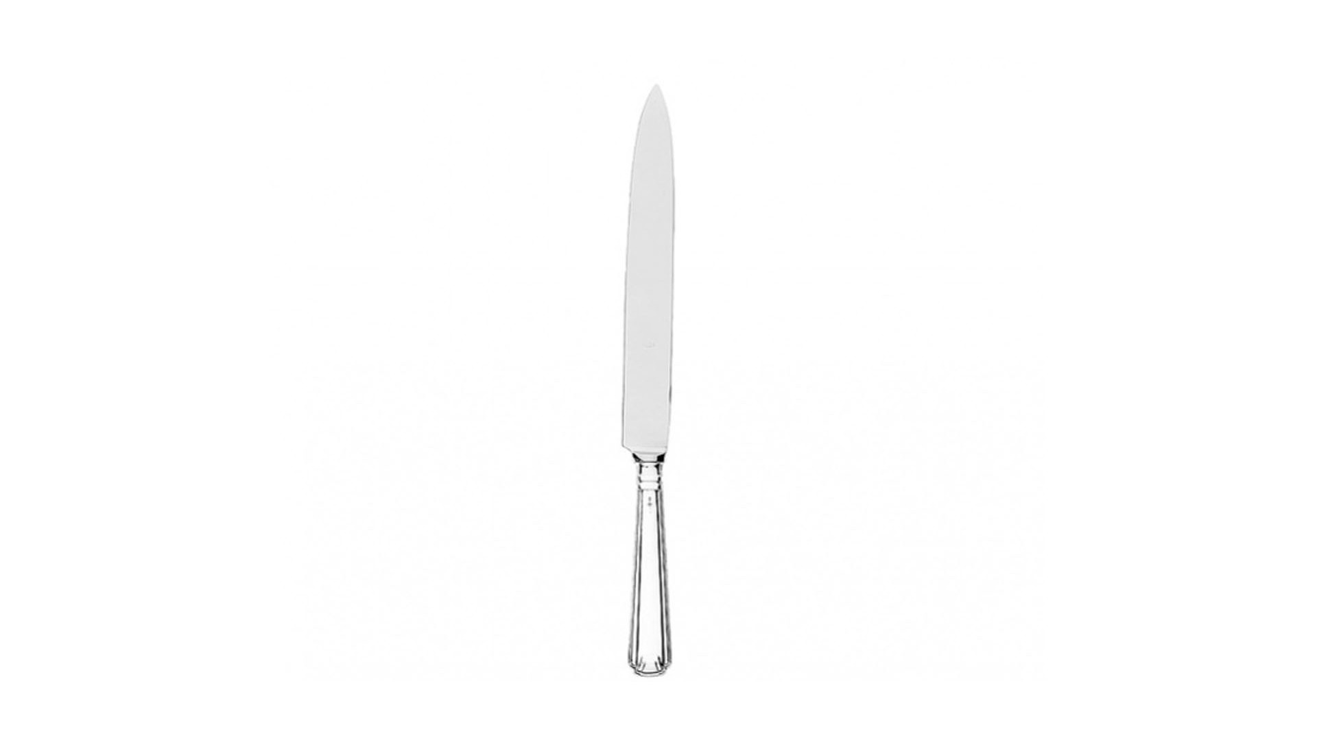 Нож для мяса разделочный Schiavon Деко 32 см, серебро 925пр