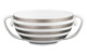 Чашка суповая JL Coquet Хемисфер Узкие полосы, платиновые 350 мл