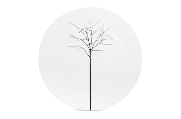 Тарелка подстановочная Dibbern Чёрный лес 32 см, фарфор костяной