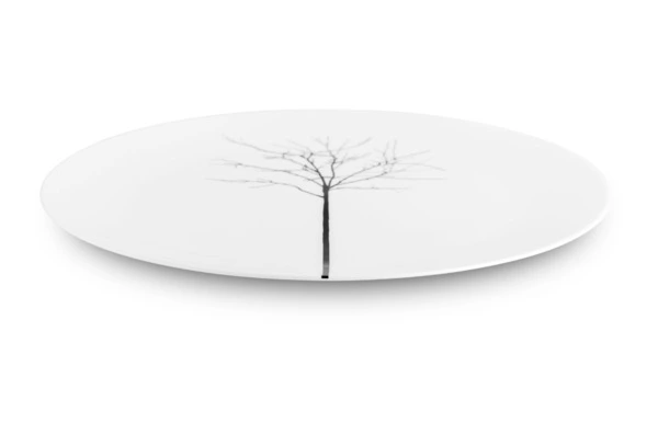 Тарелка подстановочная Dibbern Чёрный лес 32 см, фарфор костяной