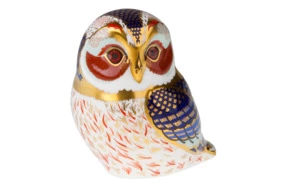 Пресс-папье Royal Crown Derby Сова рыжая 9,5см