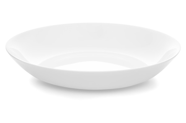 Тарелка суповая Dibbern Белый декор 22,5 см