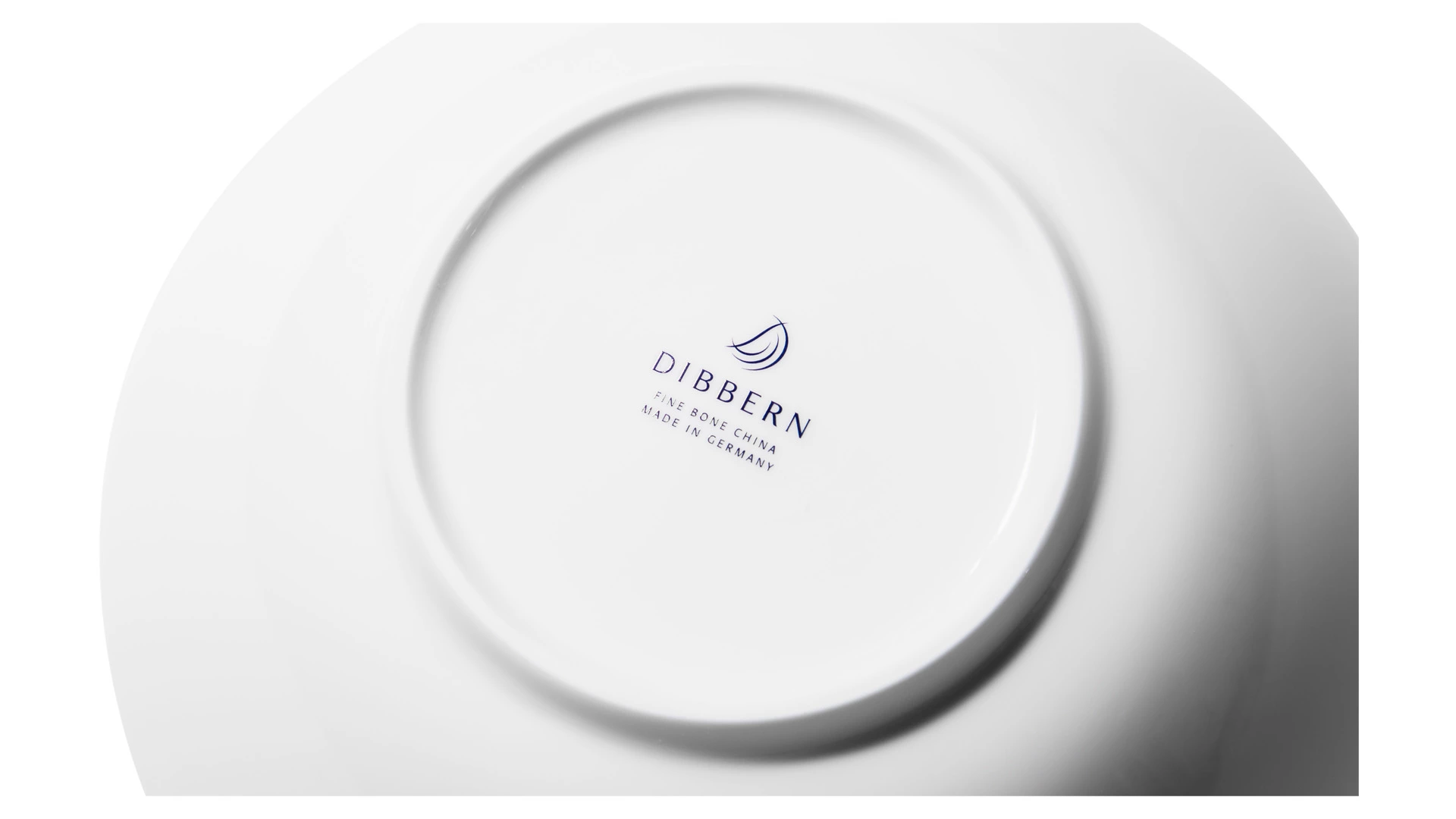Тарелка суповая Dibbern Белый декор 22,5 см