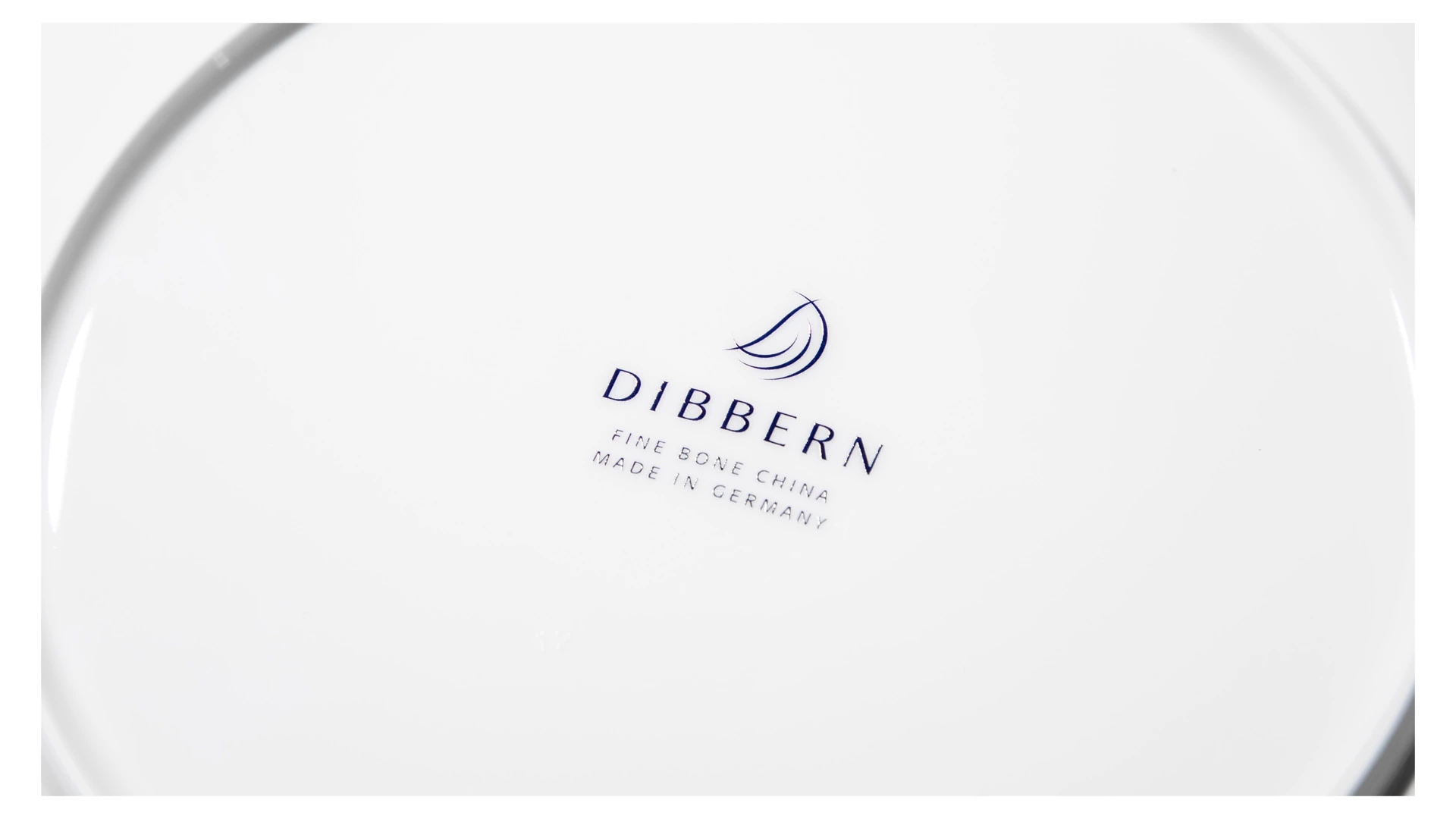 Тарелка закусочная Dibbern Белый декор 21 см, фарфор костяной