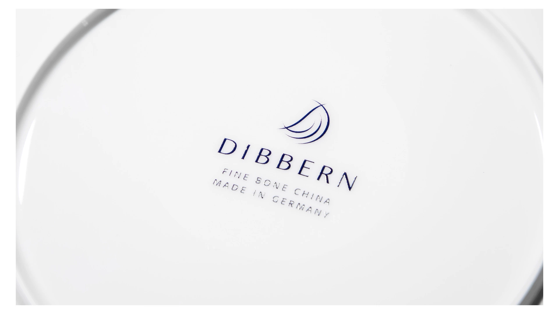 Тарелка десертная Dibbern Белый декор 16 см, фарфор костяной