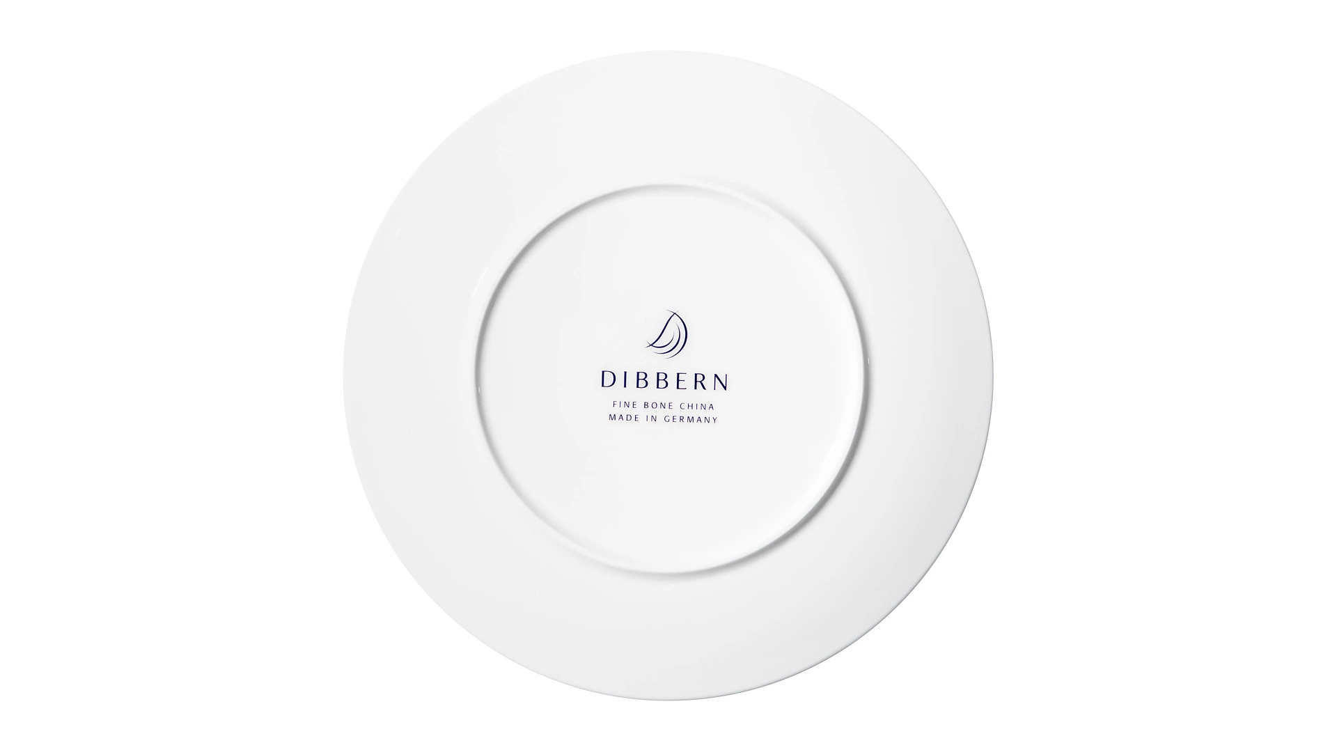 Тарелка десертная Dibbern Белый декор 16 см, фарфор костяной