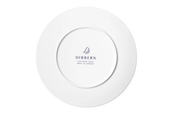 Тарелка десертная Dibbern Белый декор 16 см, фарфор костяной
