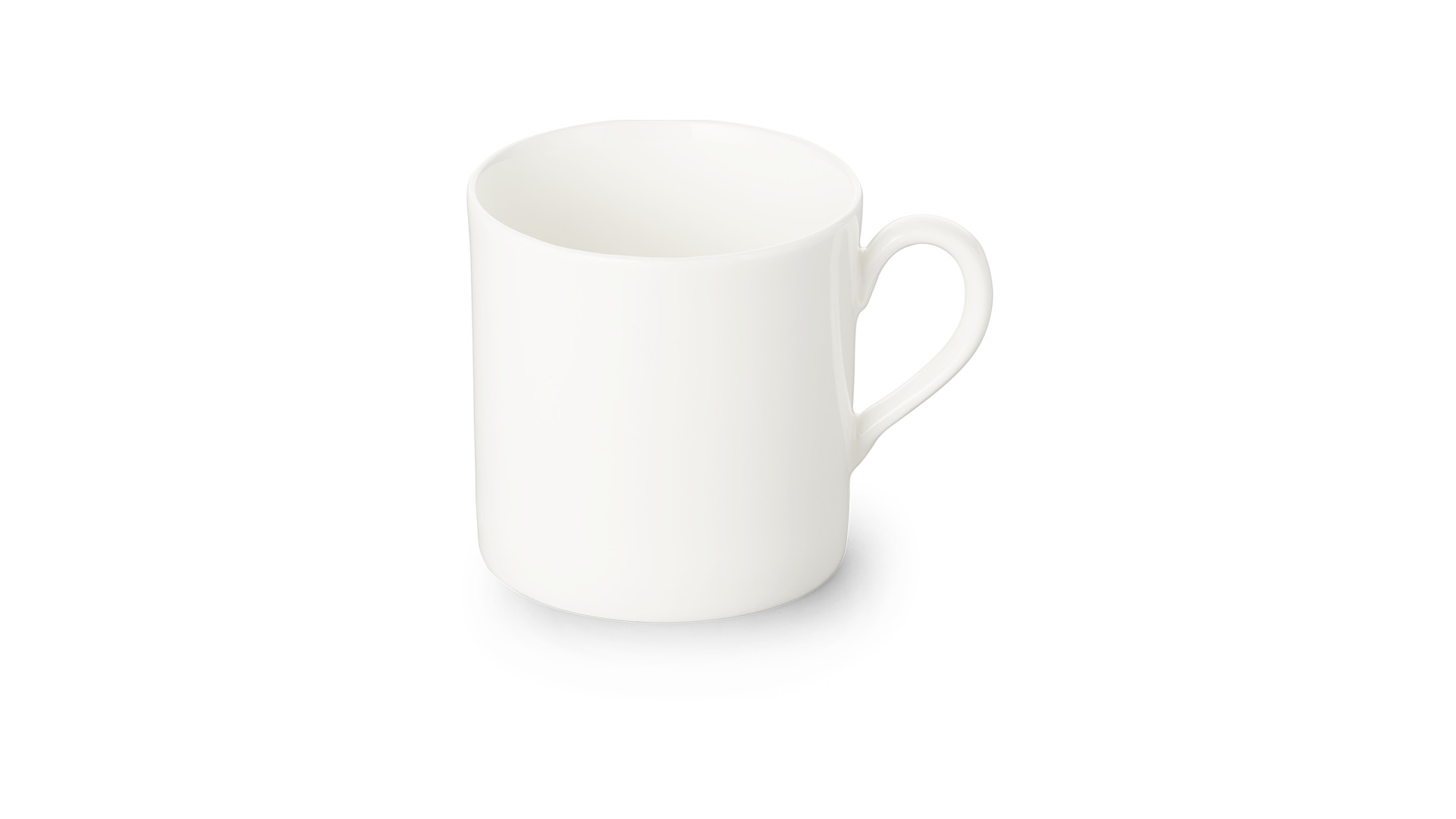 Чашка для эспрессо цилиндрическая Dibbern Белый декор 100 мл