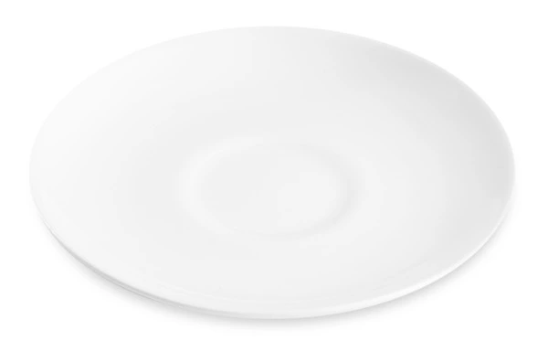 Блюдце для чашки чайно-кофейной Dibbern Белый декор 15 см, фарфор костяной