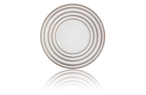 Тарелка подстановочная JL Coquet Хемисфер Узкие полосы, платиновые 31 см