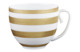 Чашка для мокко JL Coquet Хемисфер Узкие полосы, золотые 70 мл