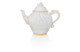 Чайник Meissen 0,65л Лебединый сервиз, золотой кант