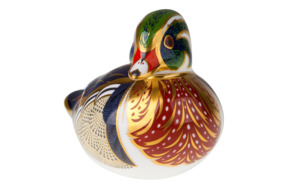 Пресс-папье Royal Crown Derby Утка Каролина 11,5 см
