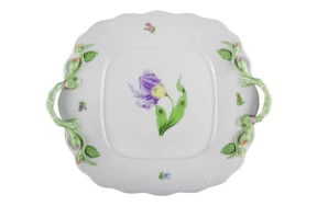 Блюдо квадратное с ручками Herend Китти 29,5 см