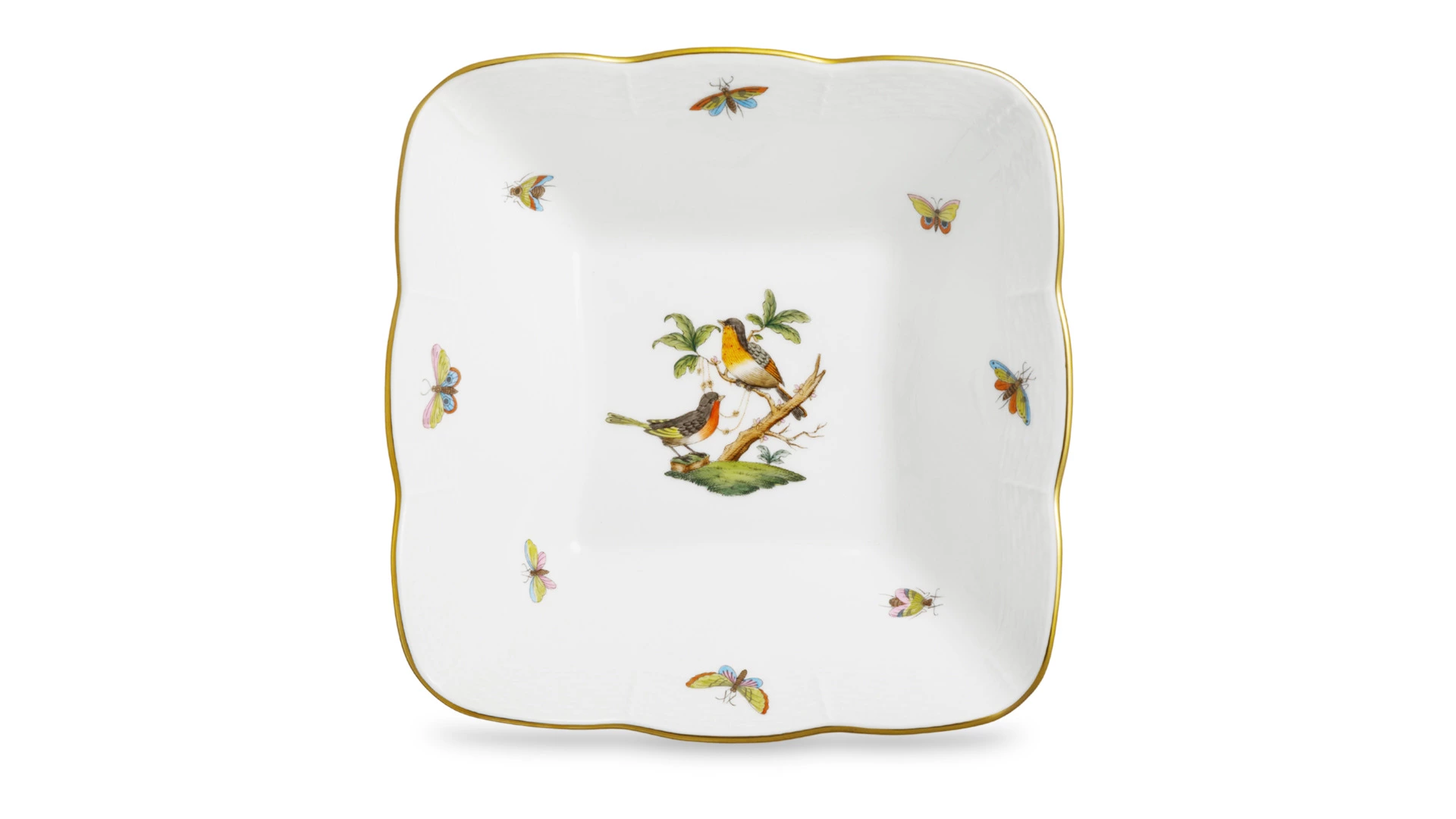 Салатник квадратный Herend 21,5 см Ротшильд