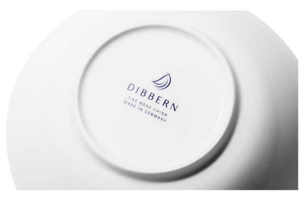 Салатник индивидуальный Dibbern Белый декор 16 см, фарфор костяной