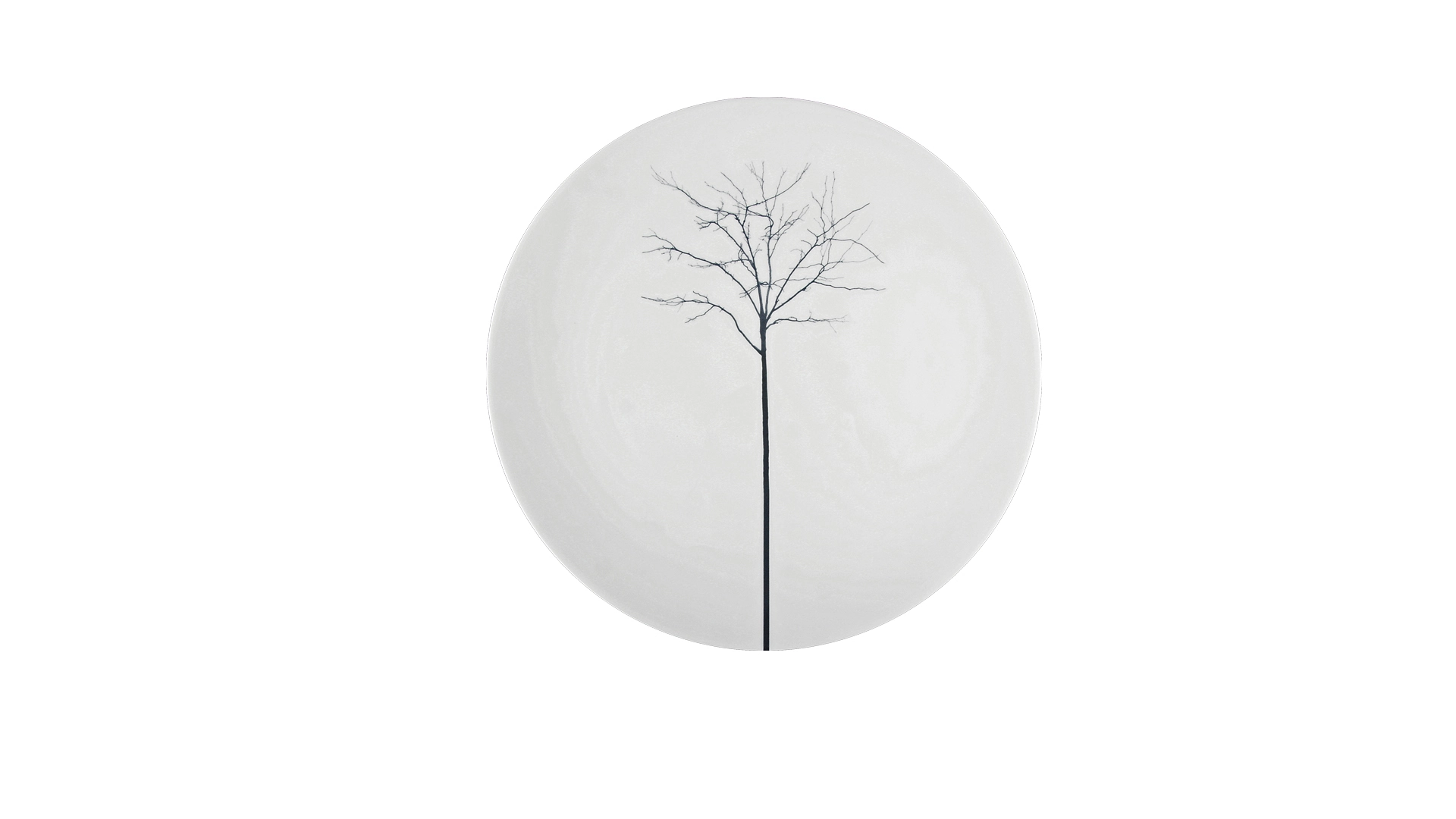 Блюдо для торта Dibbern Чёрный лес 32 см, фарфор костяной