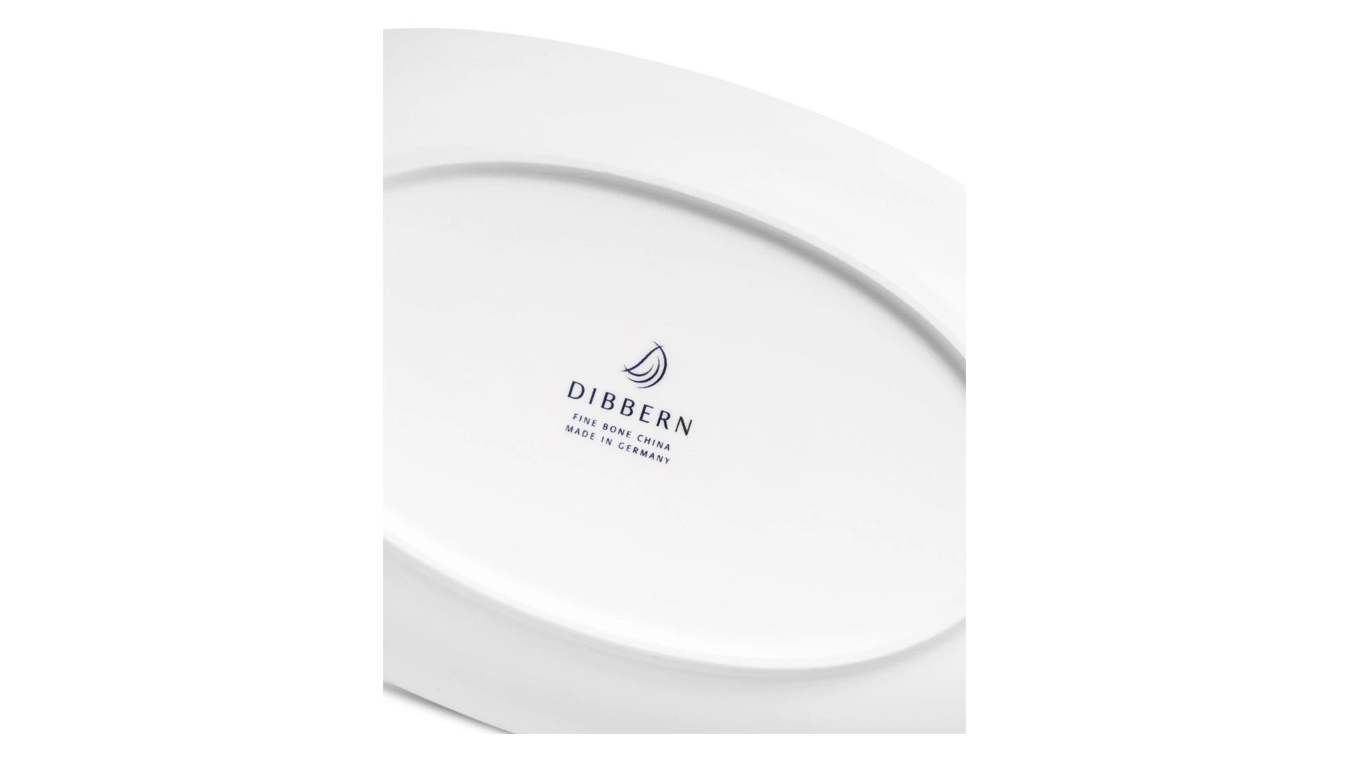 Блюдо овальное Dibbern Черный лес 24 см, фарфор костяной