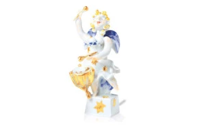 Фигурка Meissen 8 см Ангел с турецким барабаном, ПШтранг АНГЕЛЫ