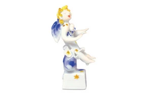 Фигурка Meissen 9 см Ангел - органист, ПШтранг АНГЕЛЫ