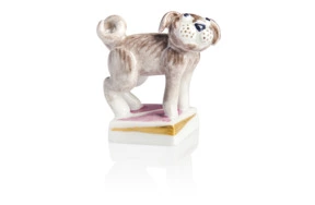 Фигурка Meissen 4 см Маленький мопс, ПШтранг СОБАКИ