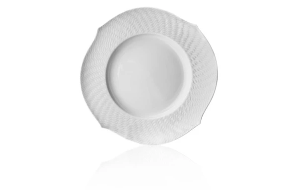 Тарелка подстановочная Meissen Игра волн, рельеф, белый 32,5 см
