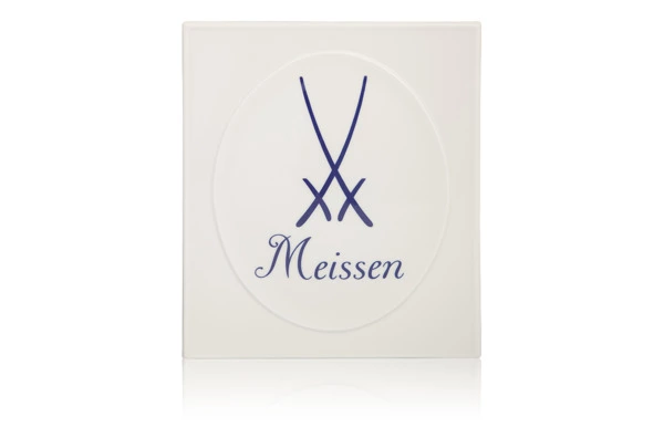 Табличка-панно настенная с логотипом Meissen Мейсен Акватинта