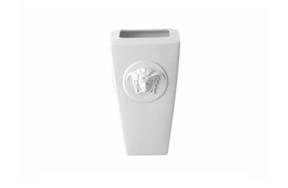 Ваза Rosenthal Versace Медуза Белая 24см, фарфор