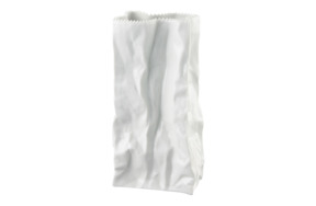 Ваза Rosenthal Пакет 22 см, фарфор, белая, глазурь, п/к