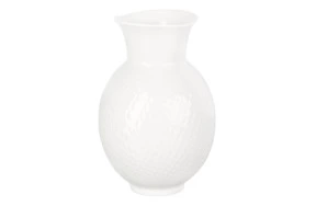 Ваза Meissen 20,5 см Игра волн, рельеф, белый