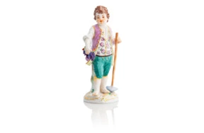Фигурка Meissen 15 см Мальчик с мотыгой, И-ИКэндлер,1740г, пара к 60325