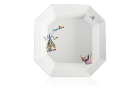 Блюдо Meissen 28 см Желтый лев в старой манере росписи, лимвып3/100, 2004г